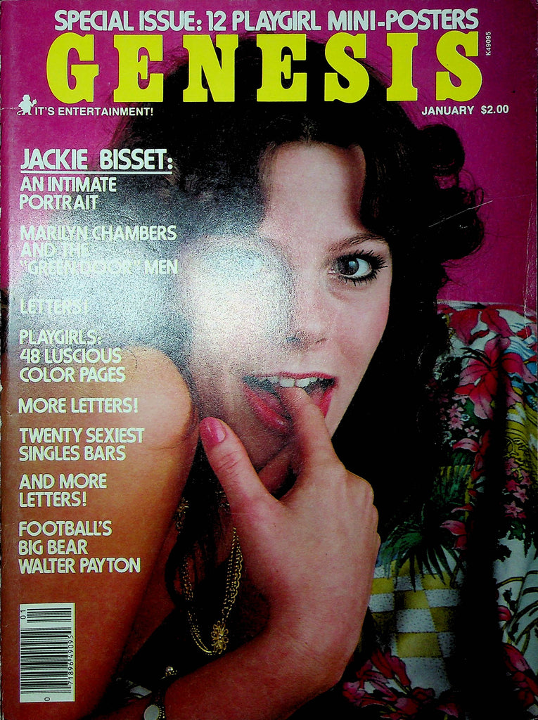 Genesis Magazine Jackie Bisset & Marilyn Chambers January 1978 010723RP