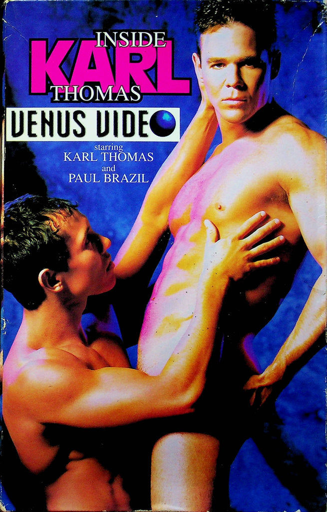 Gay Adult VHS Movie Inside Karl Thomas Ft. Paul Brazil & Johnny Rey 1990s By Venus Video 032223RPVHS3