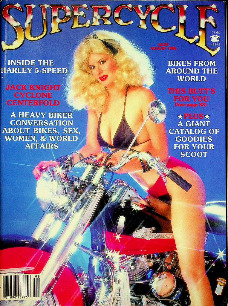 Supercycle Magazine Jack Knight & Harley 5 Speed August 1986 070622RP