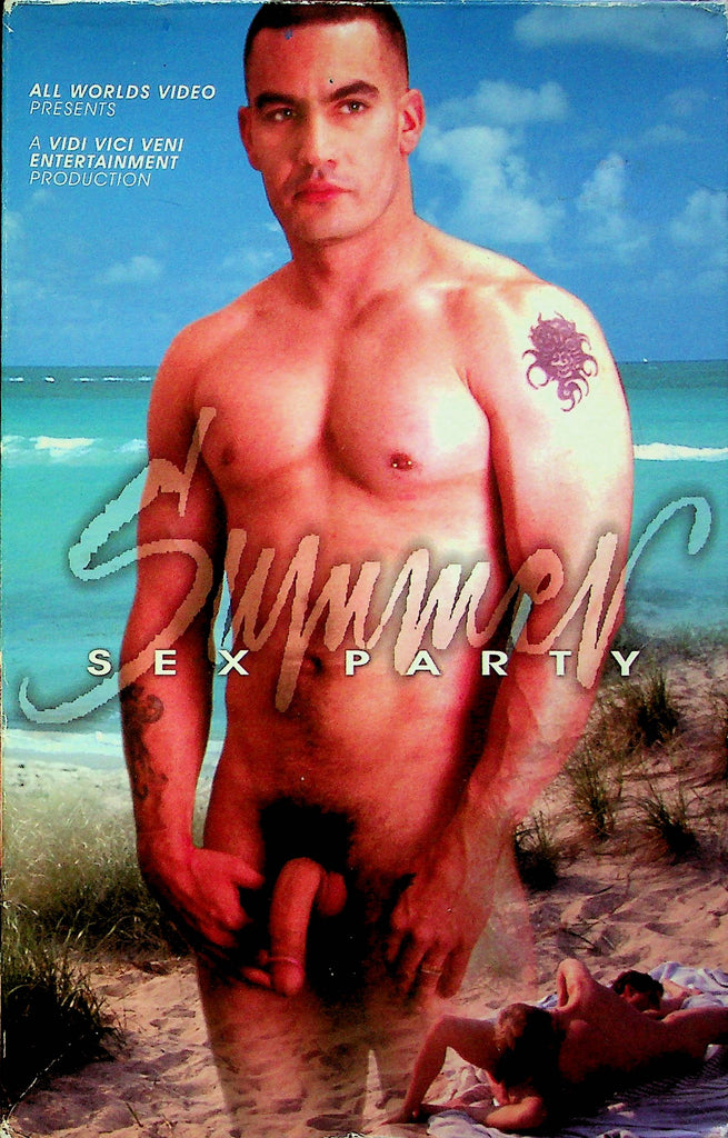 Gay Adult VHS Movie Summer Sex Party Ft. Marco Zepi & Brad Summers 2001 By All Worlds Video 032423RPVHS3