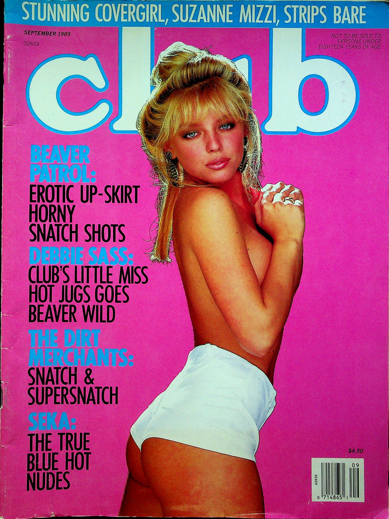 Club Magazine Debbie Sass & Seka September 1989 071922RP