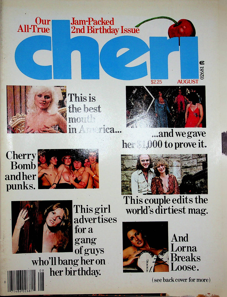 Cheri Magazine Mickey & Sue & Ilah Davies August 1978 101922RP