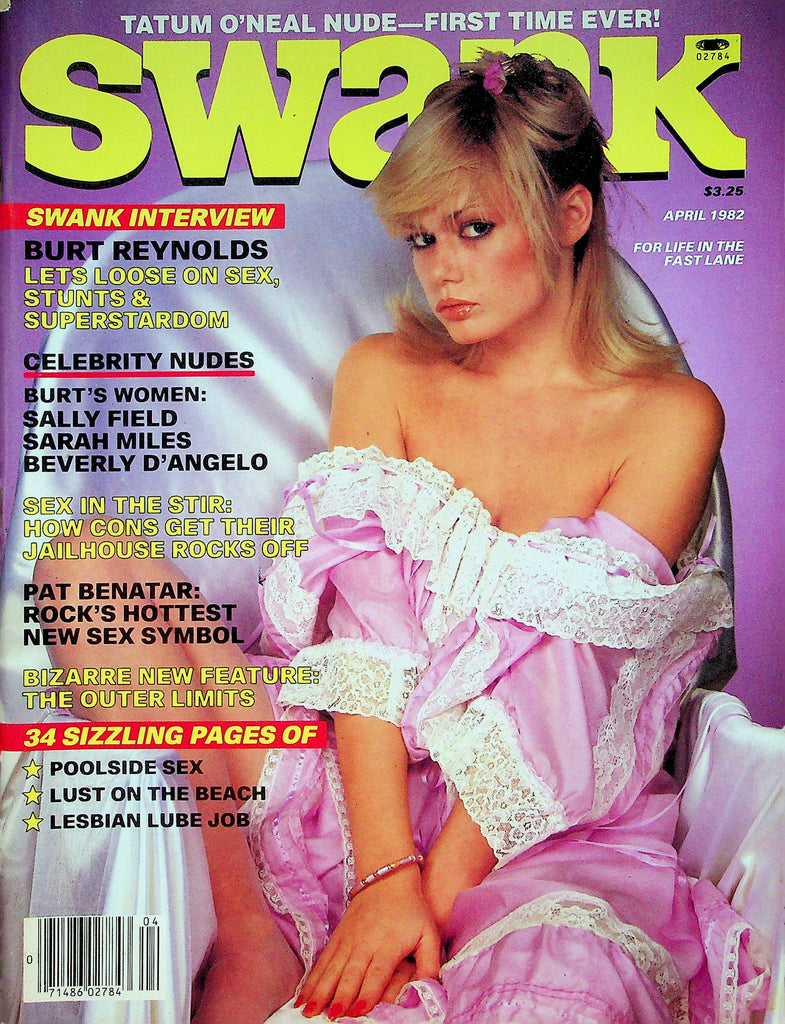 Swank Magazine Burt Reynolds Sally Field & Pat Benatar April 1982 070822RP