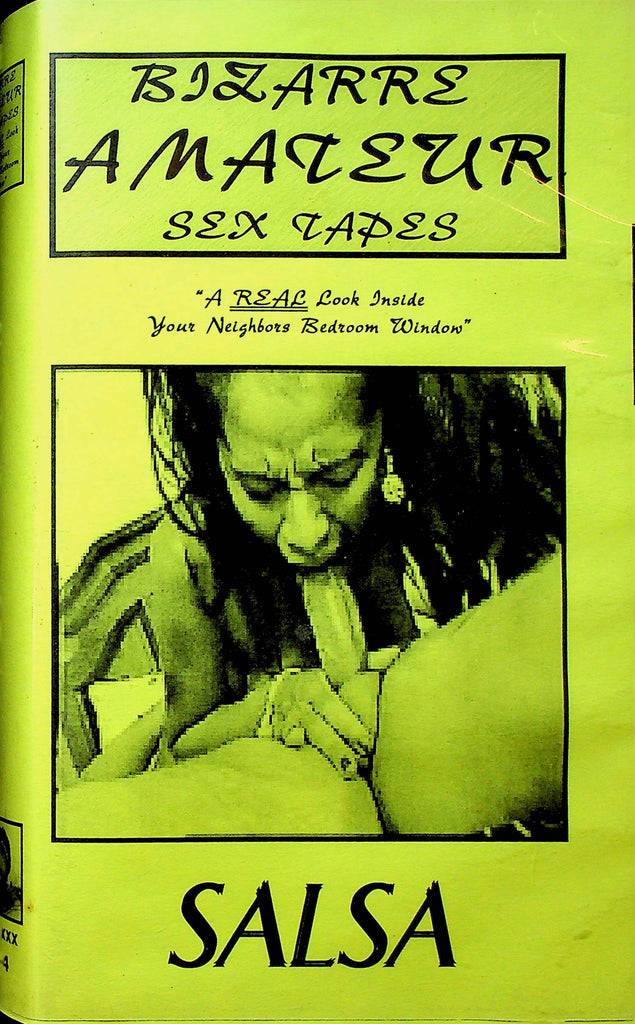 Adult VHS Movie Bizarre Amateur Sex Tapes Salsa Latin Grandma #284 031323RPVHS3