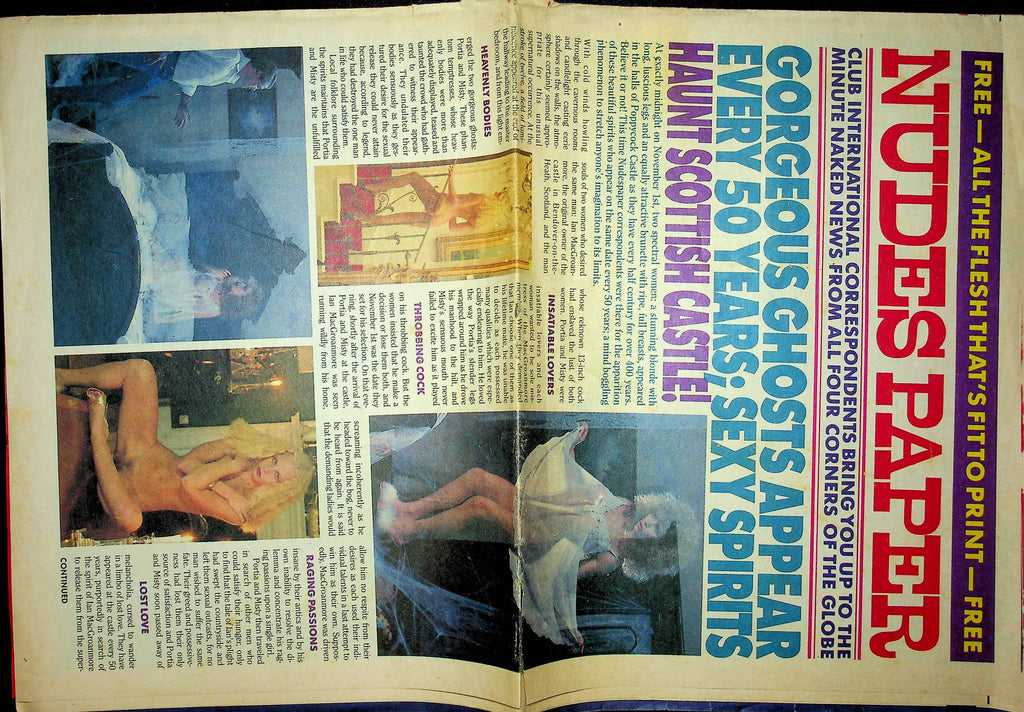 Nudes Paper Magazine Gorgeous Ghosts Appear Every 50 Years 011323RP
