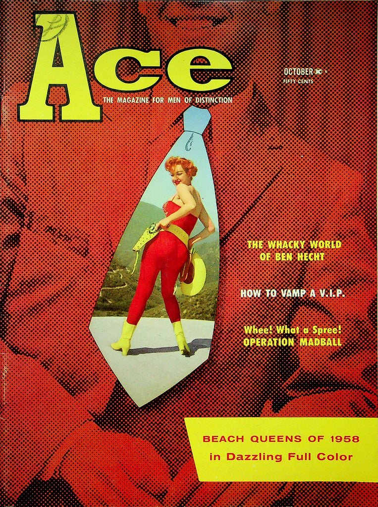 Ace Magazine Whacky World Of Ben Hecht October 1958 062022RP
