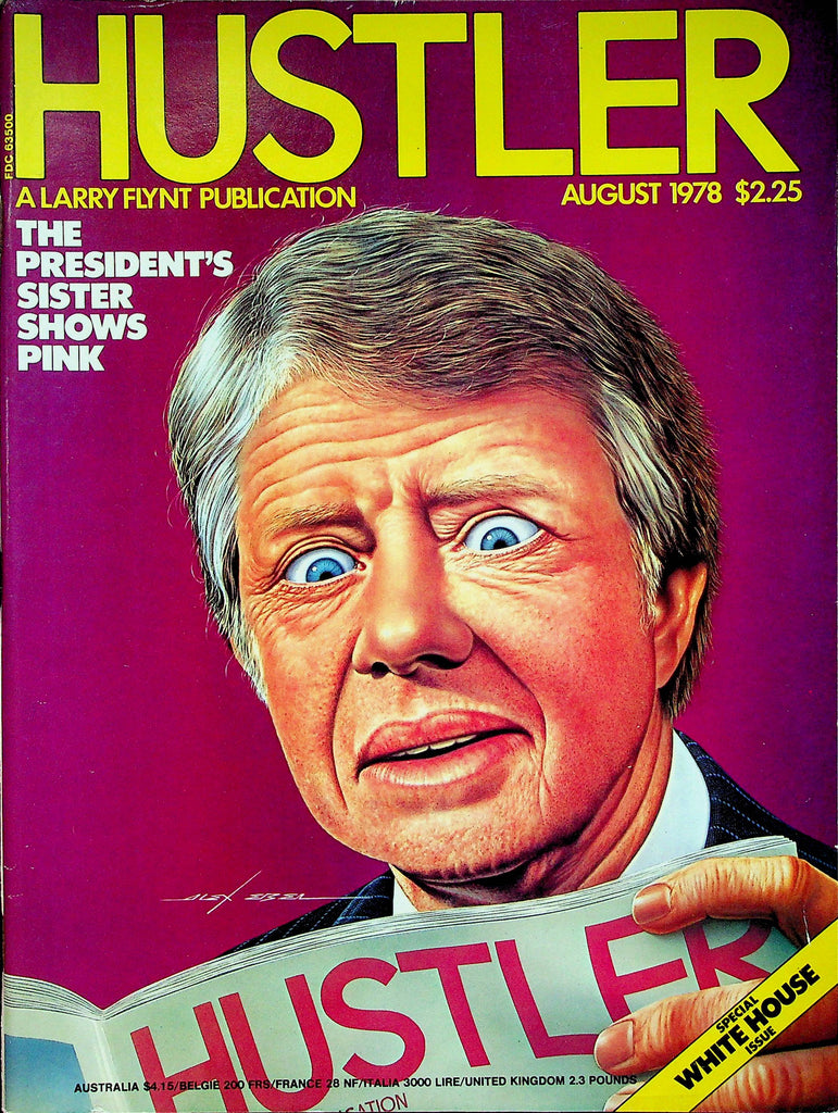 Hustler Magazine Jimmy Carter Special White House Issue August 1978 063022RP