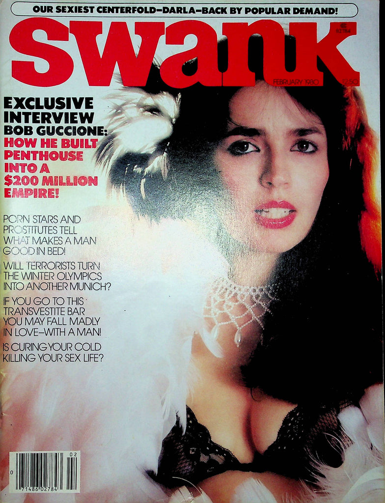 Swank Magazine Bob Guccione & Darla & Randi February 1980 093022RP