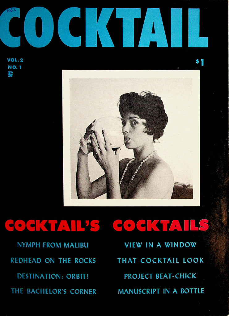 Cocktail Busty Magazine   Redhead On The Rocks  vol.2 #1 1961     062822lm-p