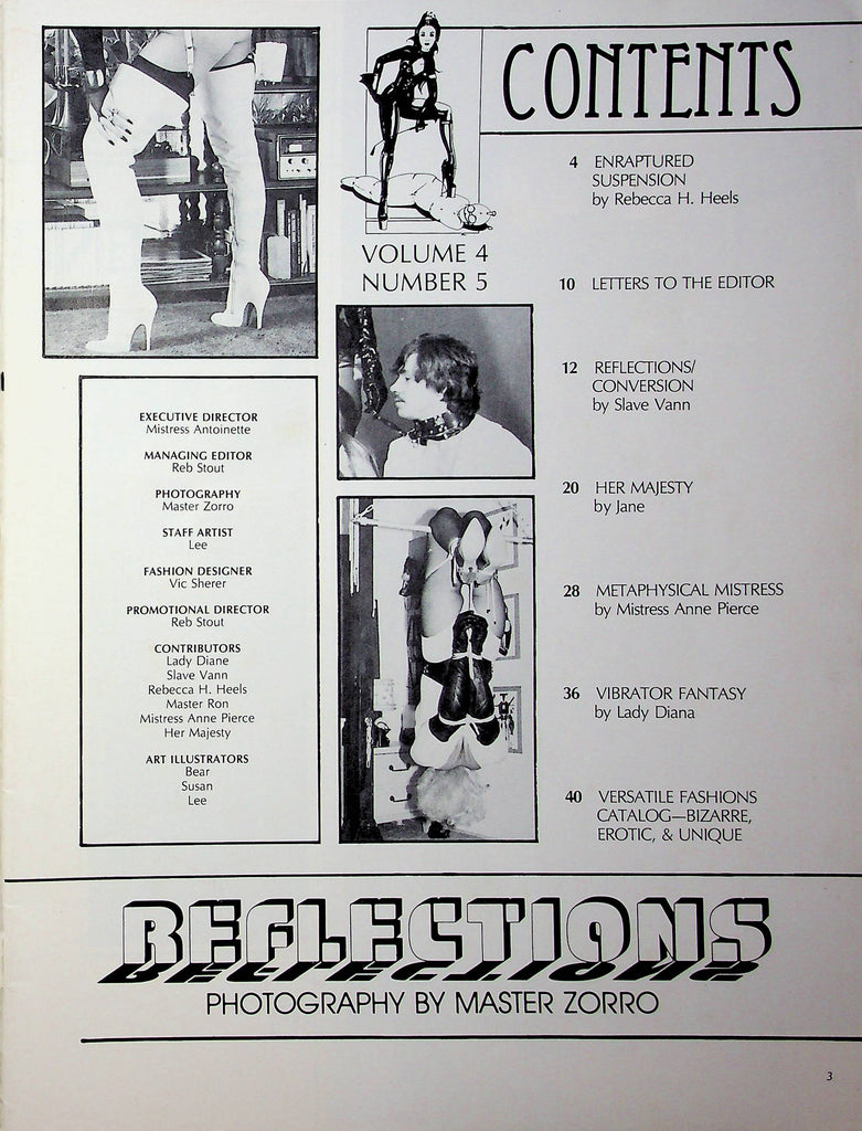 Reflections Adult Magazine Metaphysical Mistress Vol.4 No.5 good reading copy 021723RP