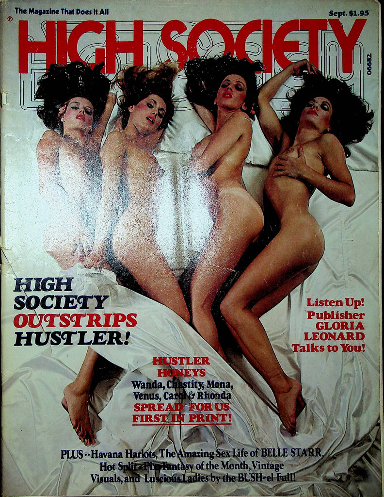 High Society Magazine Havana Harlots & Silver Spoonfuls September 1977 123022RP