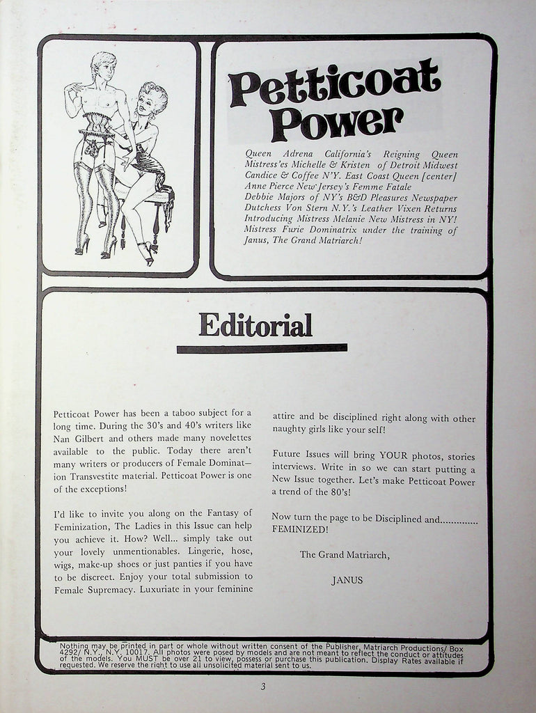 Petticoat Power Magazine Michelle & Kristen good reading copy 021723RP