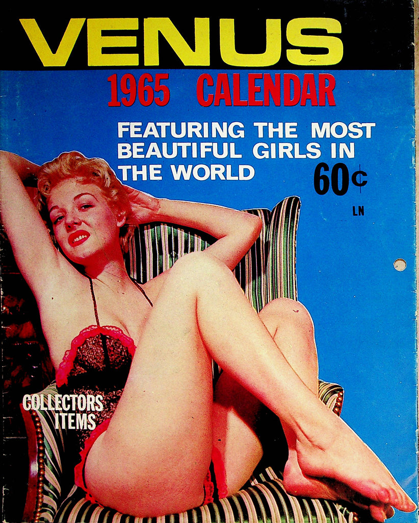 Venus 1965 Wall Calendar   Most Beautiful Girls In The World   Collector Item   062822lm-p
