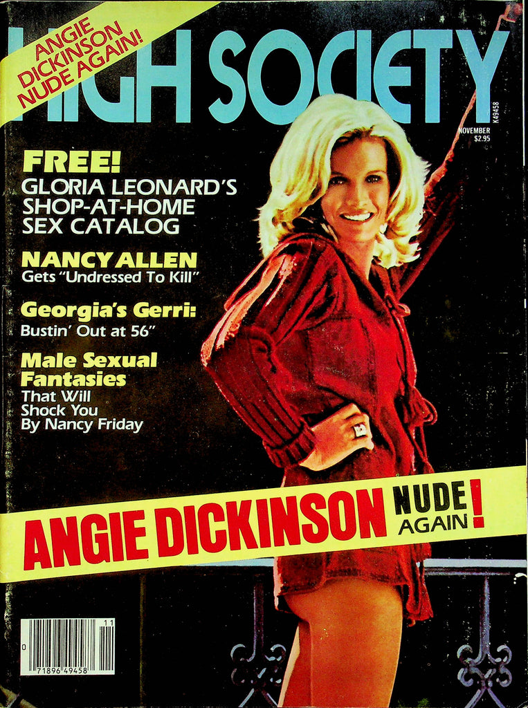 High Society Magazine Nancy Allen & Georgia's Gerri November 1980 071922RP