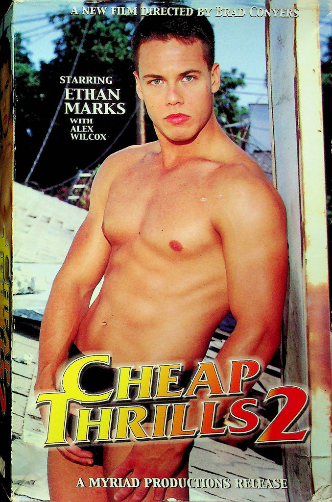 Gay Adult VHS Movie Cheap Thrills 2 Ft. Ethan Marks & Alex Wilcox 1999 By Myriad Video 032223RPVHS3