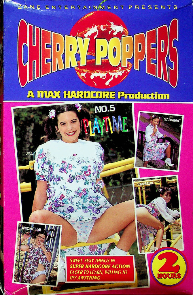 Adult VHS Movie Cherry Poppers No.5 Ft. Sabrina & Jill 1994 By Zane Ent. 031723RPVHS3