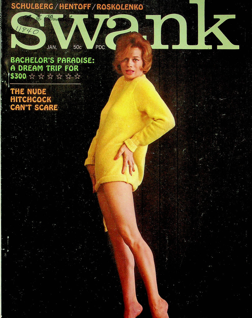 Swank Magazine Hitchcock Can't Scare Belle Barth January 1962 061322RP