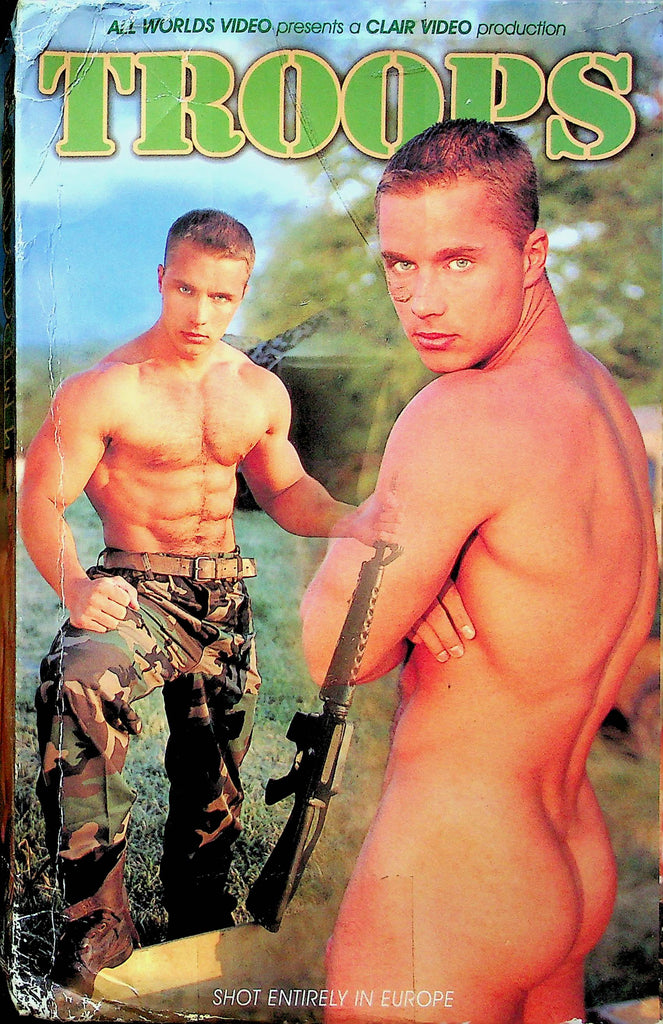 Gay Adult VHS Movie Troops 2000 By All Worlds Video 032423RPVHS3
