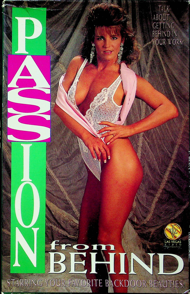 Adult VHS Movie Passion From Behind Ft Erica Boyer & Debbie Diamond 1990 By Las Vegas Video Ent. 030823RPVHS