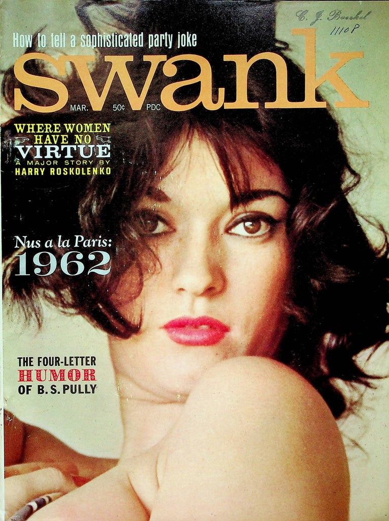 Swank Magazine Harry Roskolenko & Nus A La Paris March 1962 061322RP