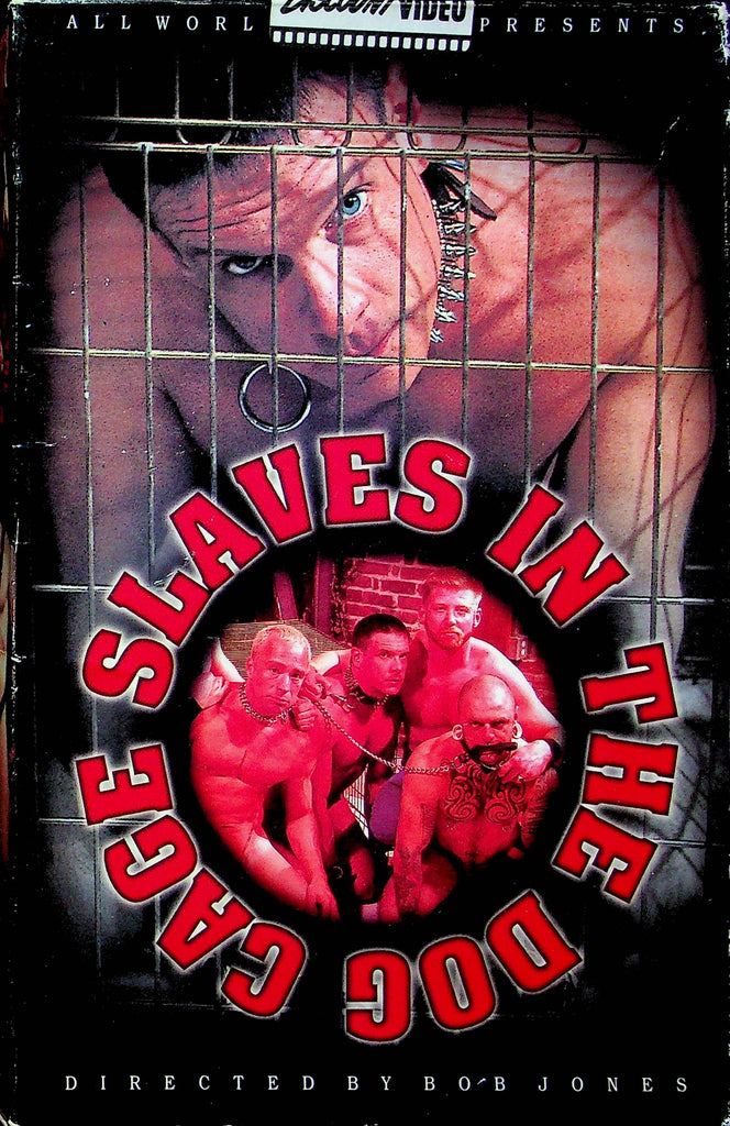 Gay Adult VHS Movie Slaves In The Dog Cage Ft. Daddy Joe & Keith Webb 1999 By All Worlds 032223RPVHS3