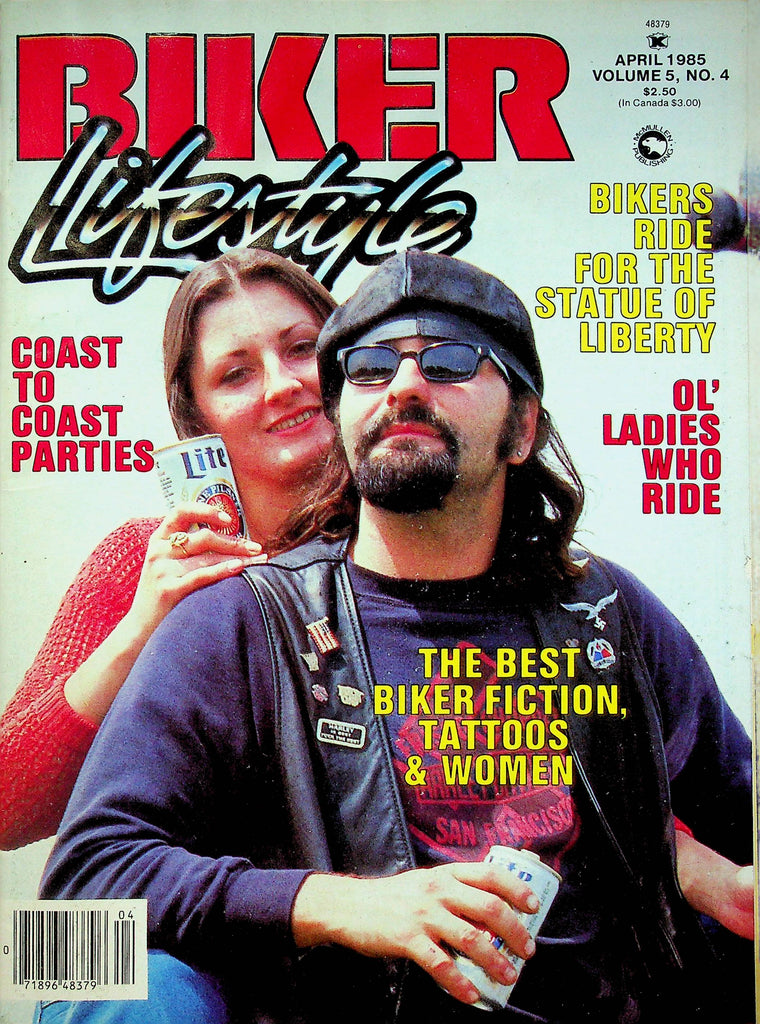 Biker Lifestyle Magazine The Statue Of Liberty April 1985 070822RP