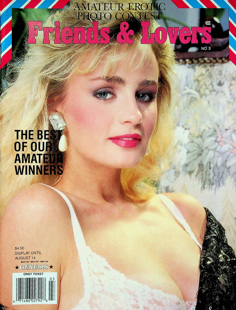 Genesis Friends & Lovers Magazine Erotic Photo Contest Cheri Mary & Jill No.3 1989 061522RP