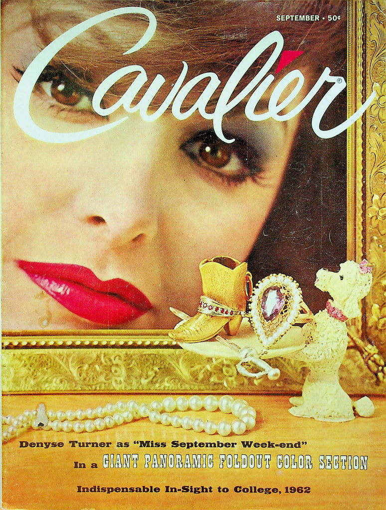 Cavalier Adult Magazine Denyse Turner & Iowa U September 1962 0629122RP