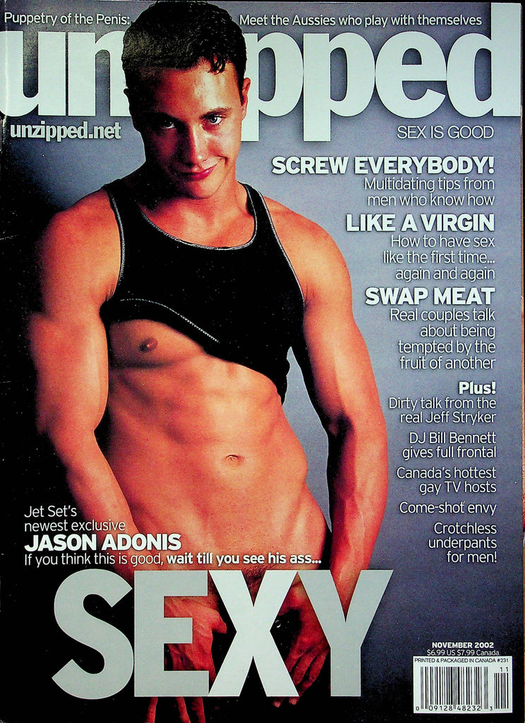 Unzipped Magazine Jason Adonis Jeff Stryker November 2002 0621122RP