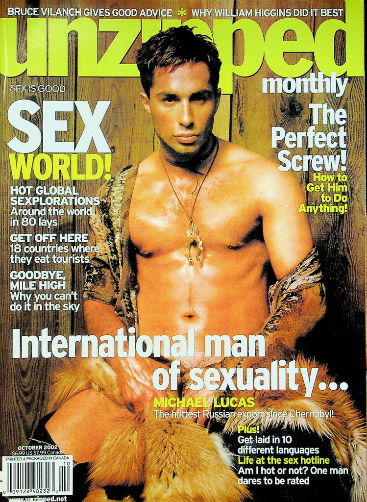 Unzipped Magazine Michael Lucas Ryan McGinley October 2002 0621122RP