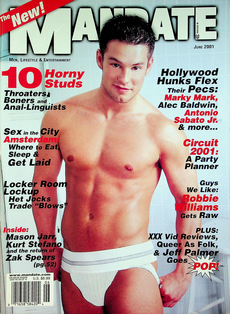 Mandate Magazine Marky Mark Alec Baldwin & Mason Jarr & Kurt Stefano June 2001 062022RP