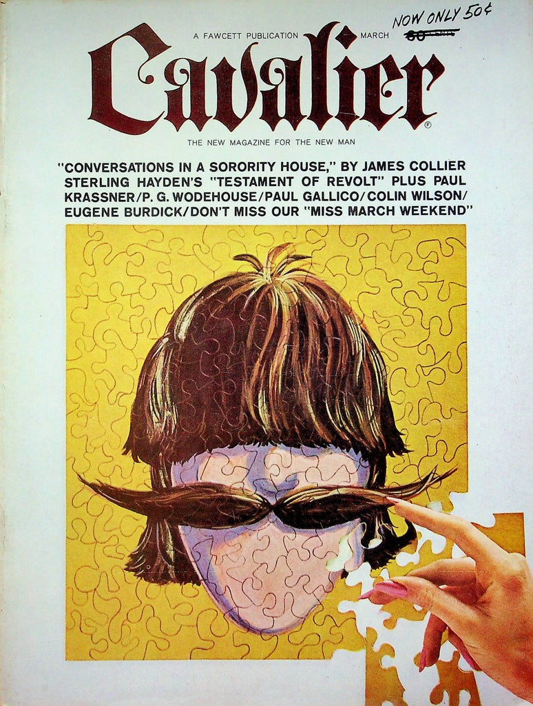 Cavalier Adult Magazine Conversations In A Sorority House March 1965 0629122RP