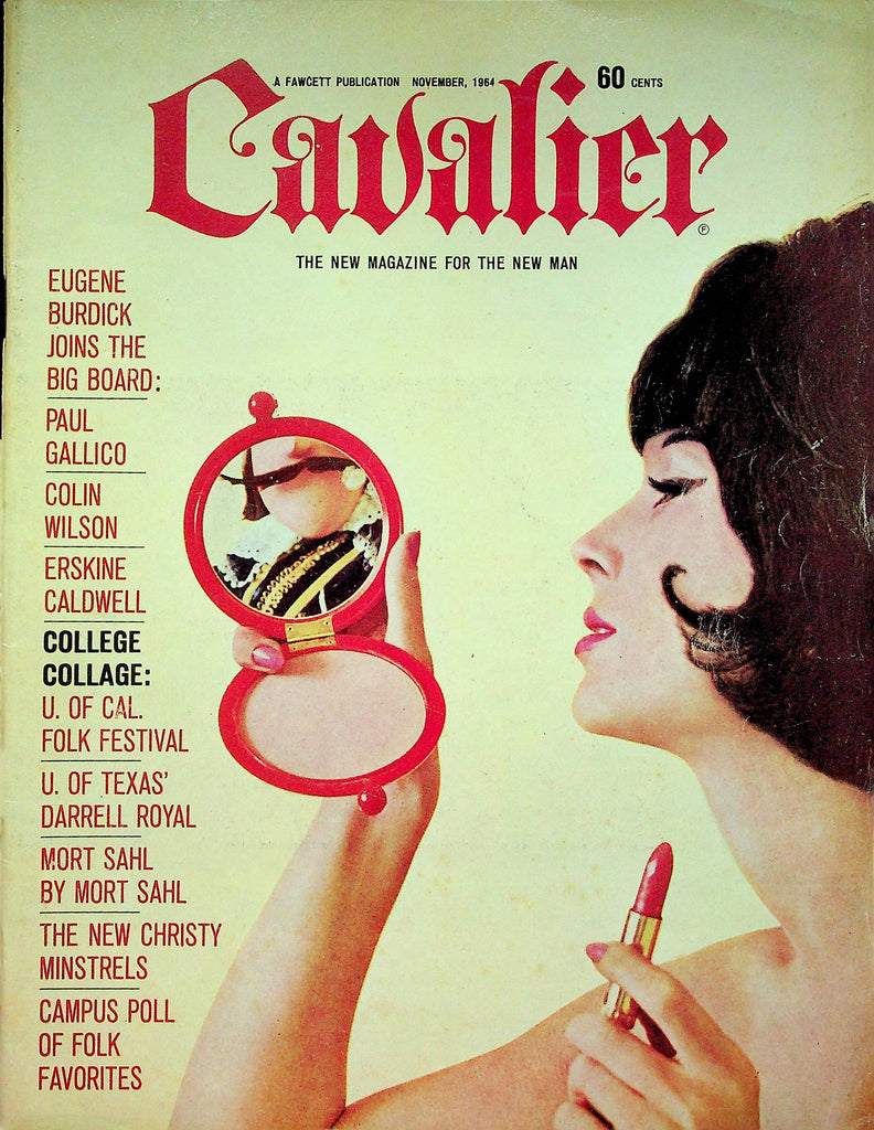 Cavalier Adult Magazine Eugene Burdick & Paul Gallico November 1964 0629122RP