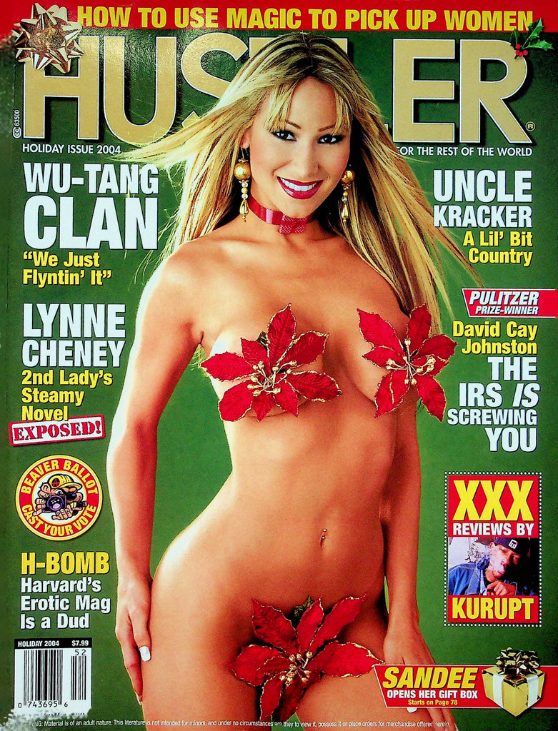 Hustler Magazine Lynne Cheney Uncle Kracker & David Johnston Holiday 2004  061622RP