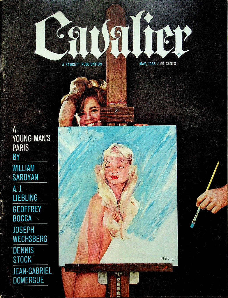 Cavalier Adult Magazine William Saroyan A.J. Liebling May 1963 0629122RP