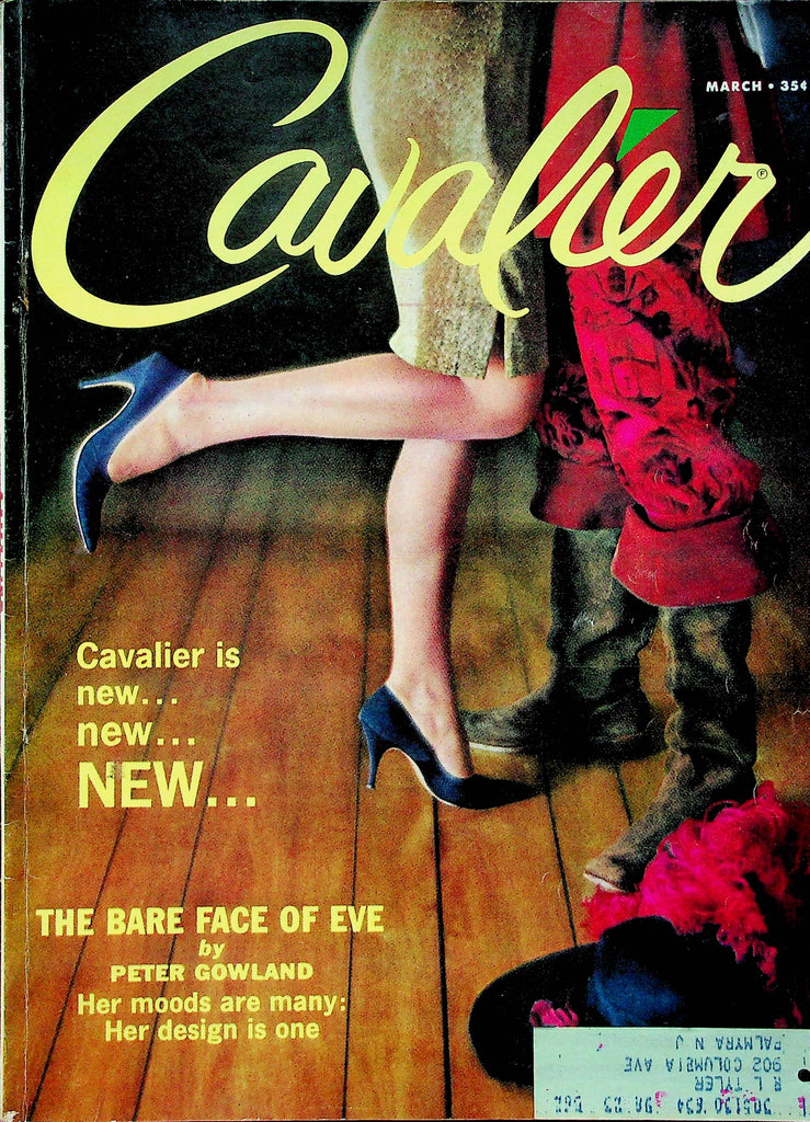 Cavalier Adult Magazine The Bare Face Of Eve March 1962 0629122RP