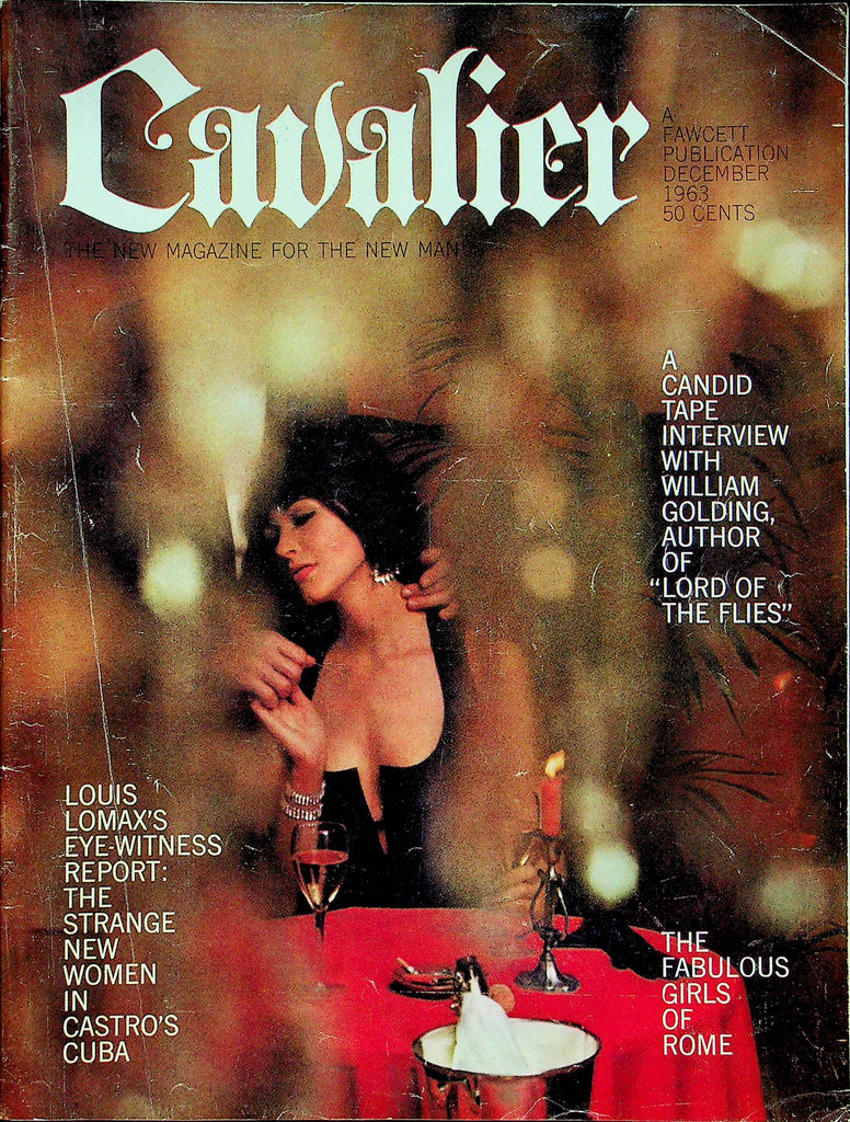 Cavalier Adult Magazine William Golding & Louis Lomax December 1963 0629122RP