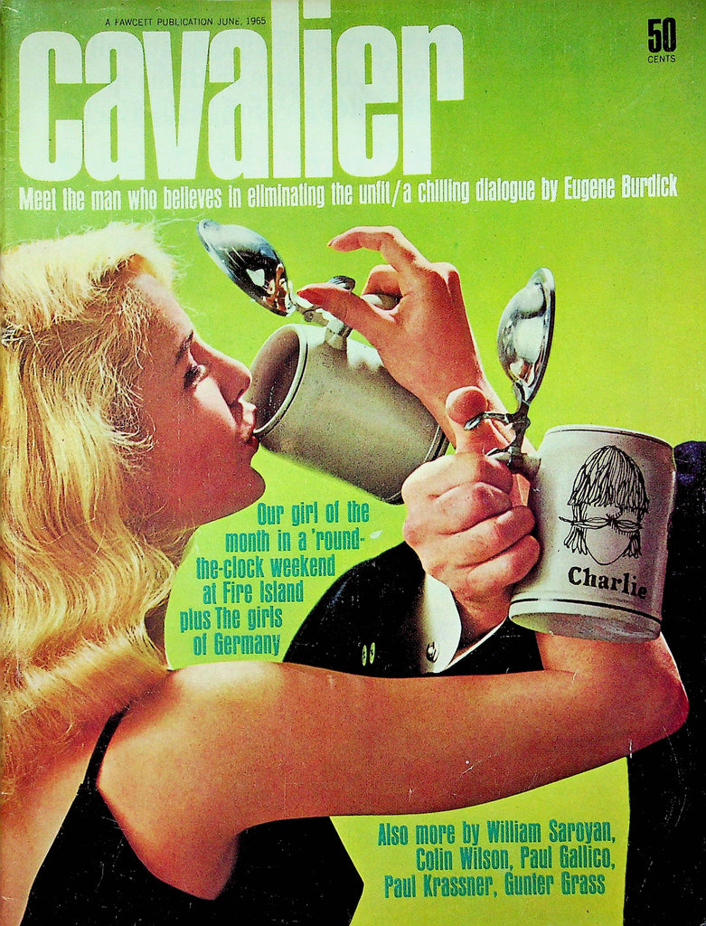 Cavalier Adult Magazine William Saroyan Colin Wilson June 1965 0629122RP