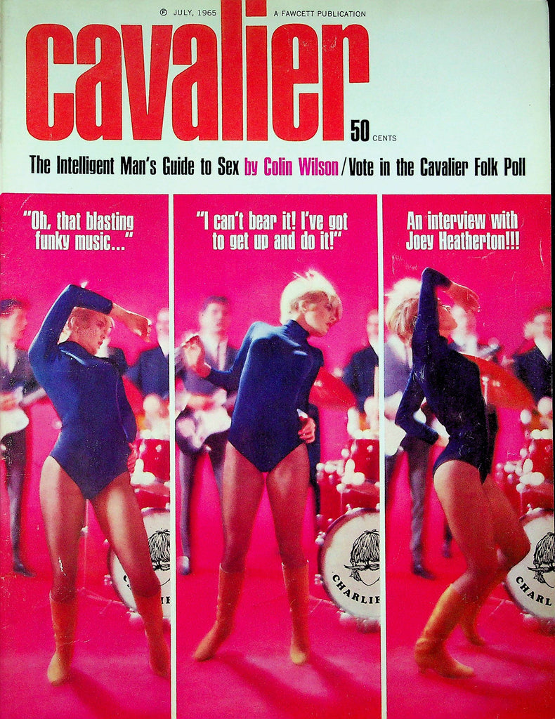 Cavalier Adult Magazine Colin Wilson & Bob Dylan & Joey Heatherton July 1965 0629122RP