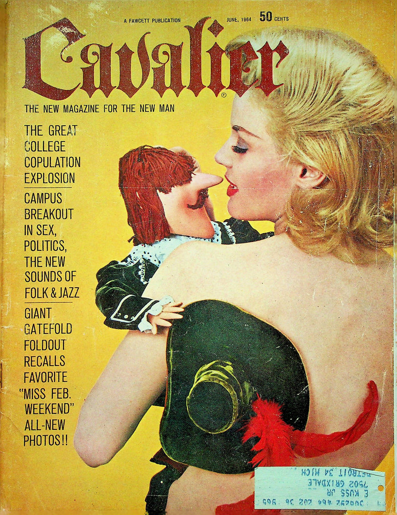 Cavalier Adult Magazine Great College Copulation Explosion James Jones June 1964 0629122RP
