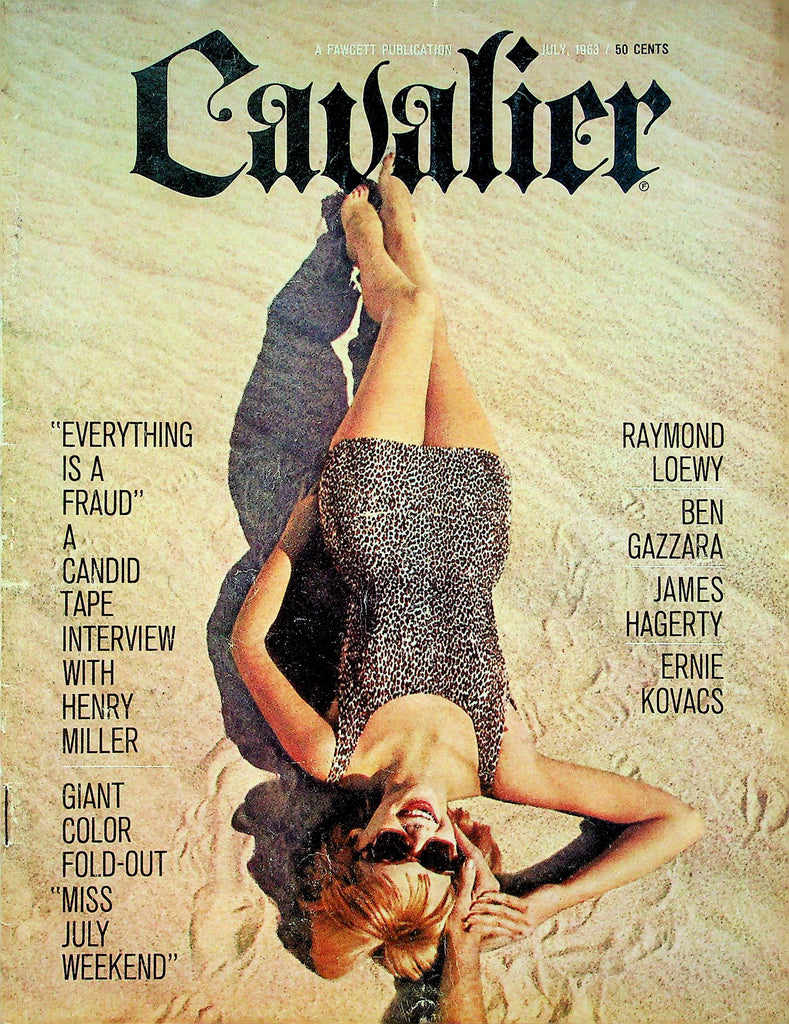 Cavalier Adult Magazine Raymond Loewy Ben Gazzara July 1963 0629122RP