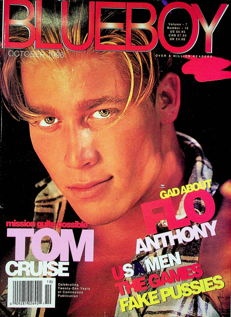 Blueboy Magazine Flo Anthony & Tom Cruise October 1996 0621122RP