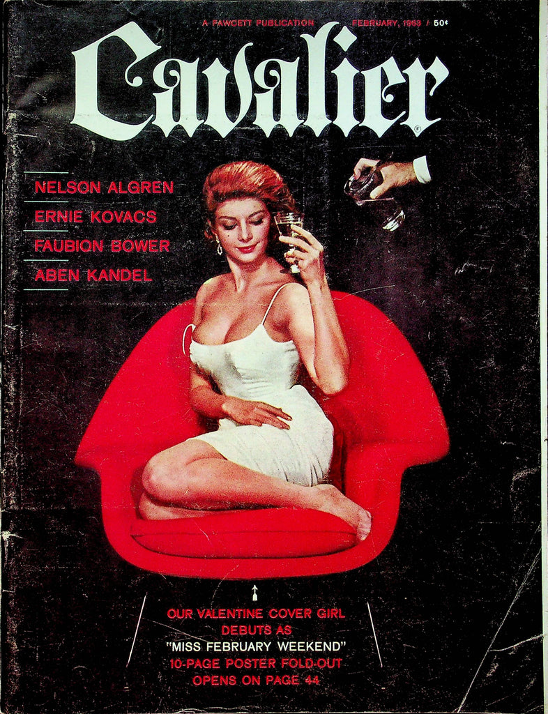 Cavalier Adult Magazine Nelson Algren & Miss February Weekend February 1963 0629122RP